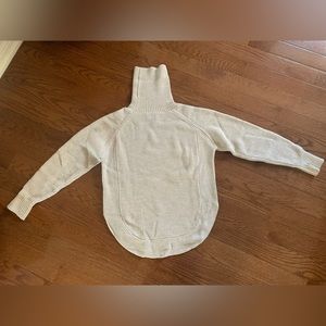 Aritzia Beige Knit Turtleneck